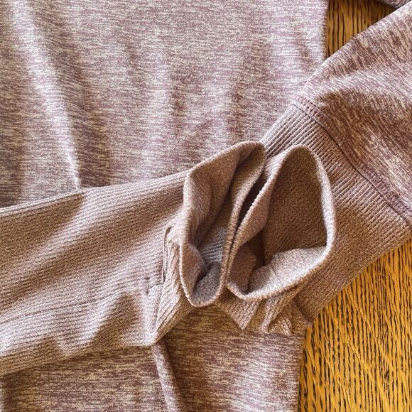 Nike Running Dri Fit Pullover Full Zip Pink Size Small With Thumb Holes - Picture 5 of 7